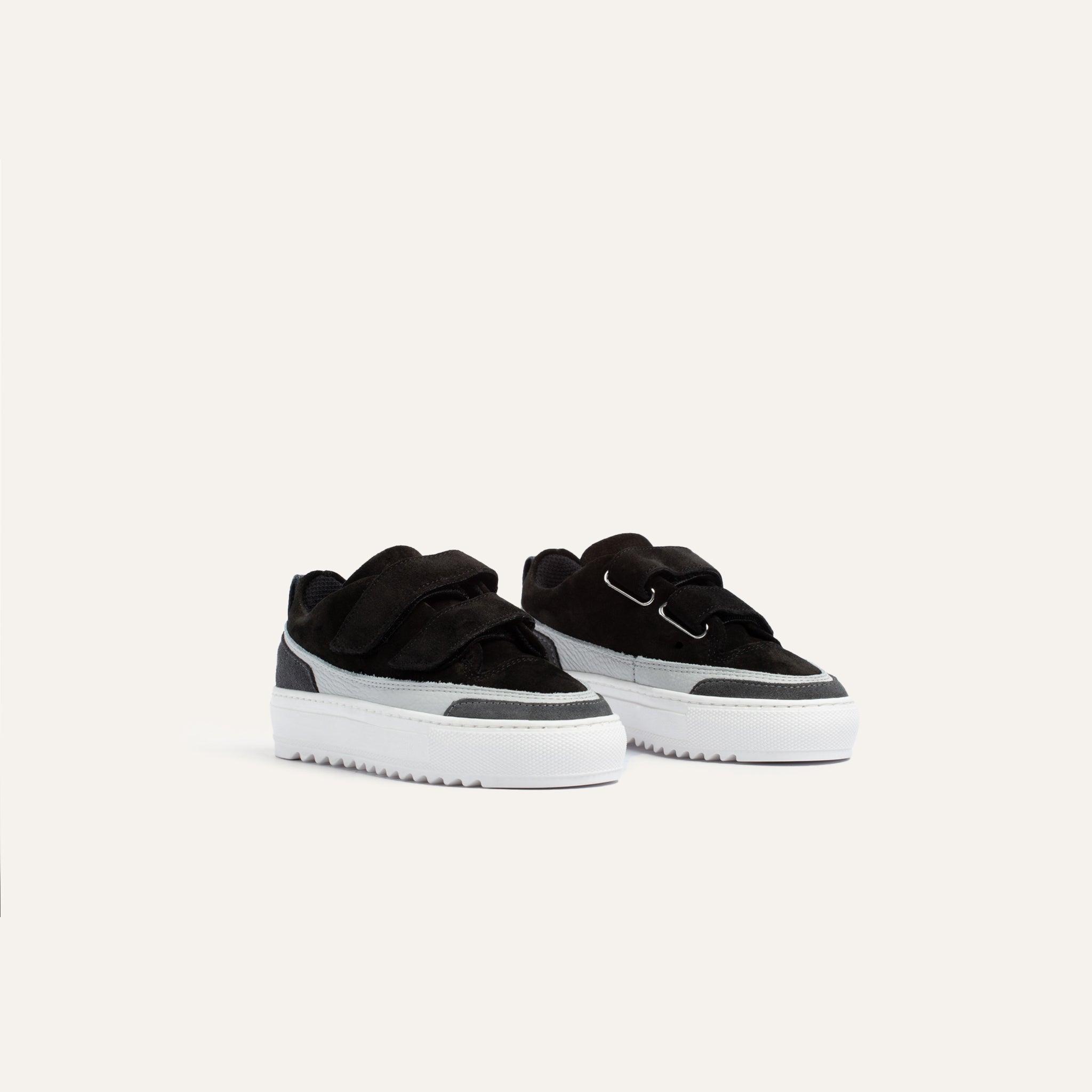 Kids Firenze Velcro Black - Mason Garments