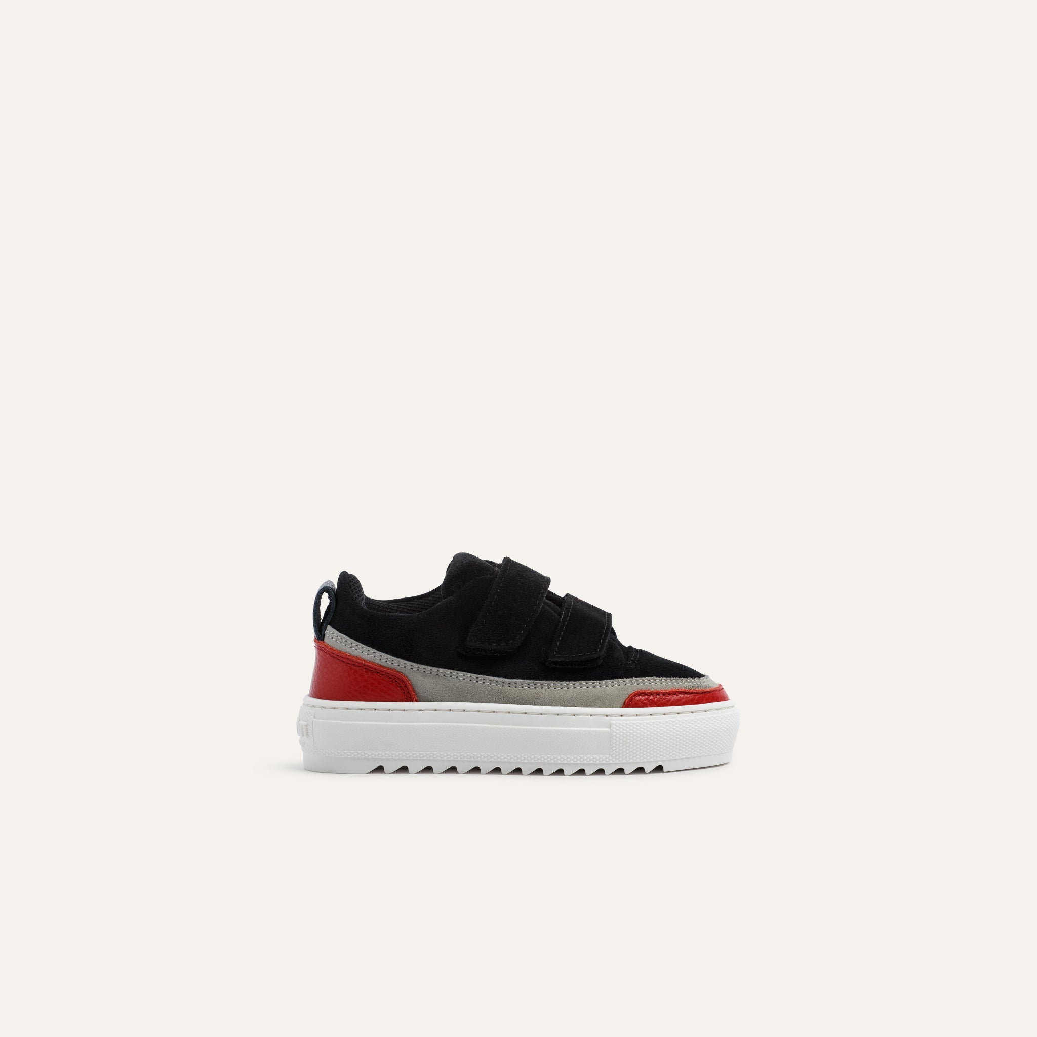 Kids Firenze Velcro Black Red - Mason Garments